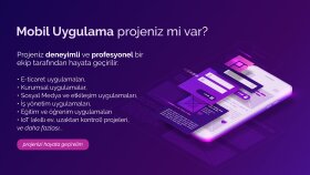 flutter ile android ve ios için uygulama yaparım