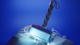 Low Poly Mjolnir Design
