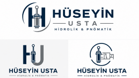 Hidrolik & Pnömatik Sektörü İçin Modern ve Şık Logo Tasarımı