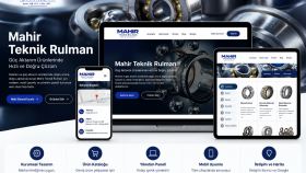 Mahir Teknik Rulman – Kurumsal Web Sitesi ve Ürün Kataloğu