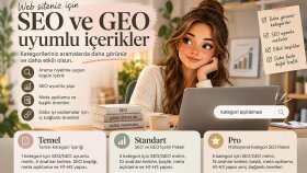 SEO ve GEO uyumlu kategori içerikleri hazırlıyorum