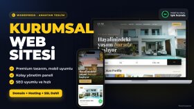 WordPress ile kurumsal web sitenizi anahtar teslim kurarım
