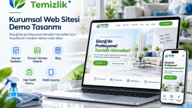 Pırıltı Temizlik - Kurumsal Web Sitesi Demo Tasarımı
