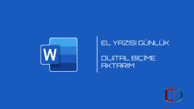El Yazısı Günlük Dijital Biçime Aktarım