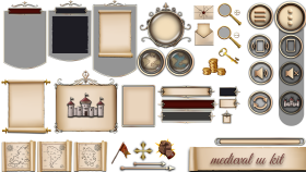 Medieval UI Kit Tasarımım
