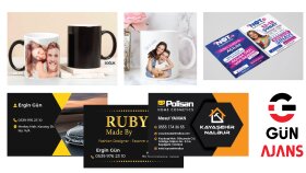 Kartvizit, Broşür, Magnet ve Kişiye Özel