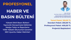 kişiye ve markaya özel basın bültenleri tasarlarım