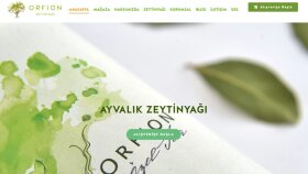 Orfion Zeytinyağı - Full Site Tasarımı
