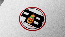 Flame Burger logo tasarımım