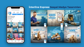 İnterline Express Sosyal Medya Tasarımları