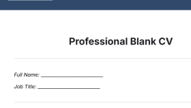sizin için profesyonel, sade ve hoş CV hazırlayabilirim