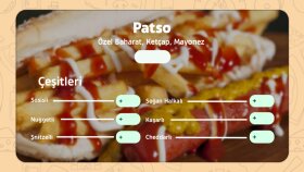 Patso Restaurant Menüsü