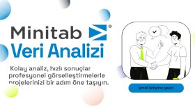 minitab programında sizin için veri analizi yapabilirim
