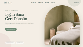İYİ HİS — Güzellik Merkezi Web Sitesi Konsepti