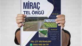 Miraç Tel Örgü Broşür Tasarımı