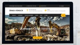 Örnek Hidrolik Web Sitesi