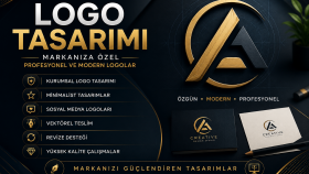 markanız için minimalist ve modern logo tasarlarım
