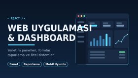React ile web uygulaması ve yönetim paneli yapabilirim