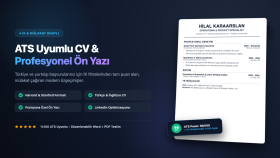 ATS uyumlu İngilizce CV ve ön yazı hazırlarım