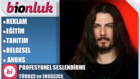 ana dil düzeyinde İngilizce ve Türkçe seslendirme yaparım