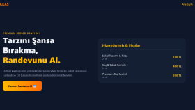 kuaför ve berberler için randevulu web sitesi yapabilirim