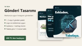 markanıza uygun tüm sosyal medya gönderilerini tasarlarım
