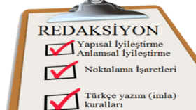 metinlerinizi inceleyip, düzenlemelerde bulunurum