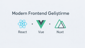 React ve Vue ile modern web arayüzleri geliştiririm