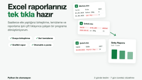 Excel raporlarınızı Python ile otomatikleştiririm