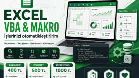 VBA ve makro ile işlerinizi otomatikleştiririm