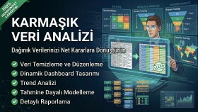 verilerinizi analiz ederek raporlayabilirim