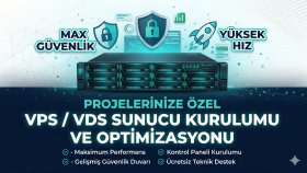 VPS özel projeleriniz için VPS/VDS sunucu kurulumu yaparım