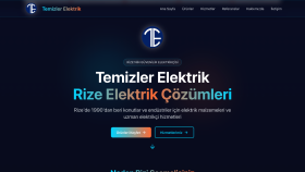 Temizler Elektrik - Kurumsal Website Çalışması