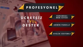 profesyonel web sitenizi hazırlarım