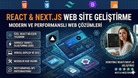 React ve Next.js ile web sitesi kodlayabilirim