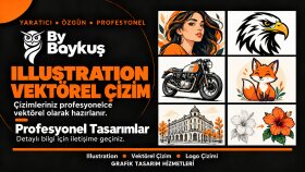 illustration çizim yaparım