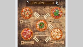Fondness Pizza Tezgah Üstü Spesiyaller Menüsü
