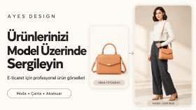 e-ticaret siteniz için ürün görselleri oluşturabilirim