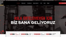 Spor Salonunuz İçin Modern Tasarımlı Site Tasarımı