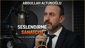 Türkçe profesyonel seslendirme yapıyorum