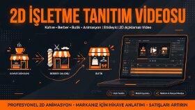 Profesyonel 2D İşletme Tanıtım Animasyon Videosu