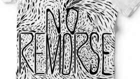 'No Remorse' T-Shirt Baskı Tasarımı