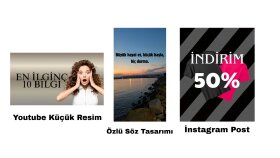sosyal medya için profesyonel post ve hikâye tasarlıyorum
