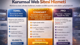 yönetim panelli dinamik web sitesi geliştiririm