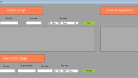 Stok ve Satış Takip Programı