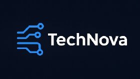 ⚡ TechNova – Modern Teknoloji Logo Tasarımı