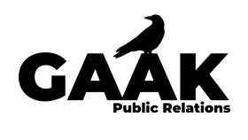 Gaak PR için hazırlamış olduğum logo tasarımı