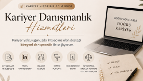 kariyer yolculuğunuza CV dahil her alanda destek oluyorum