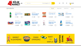 Sanal Market Web Sitesi | Bölge Market