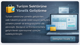 Turizm Sektörüne Yönelik Web Uygulaması